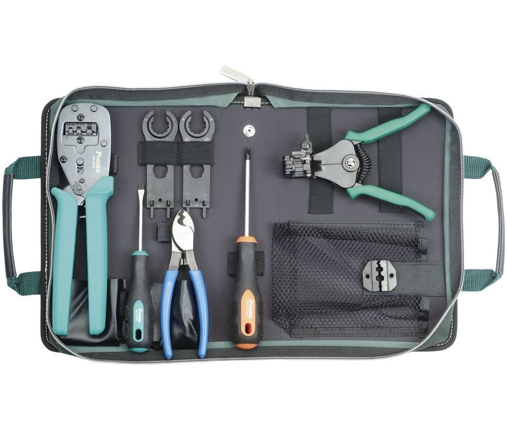 HRV2460. Kit herramientas crimpado conectores solares MC3/MC4