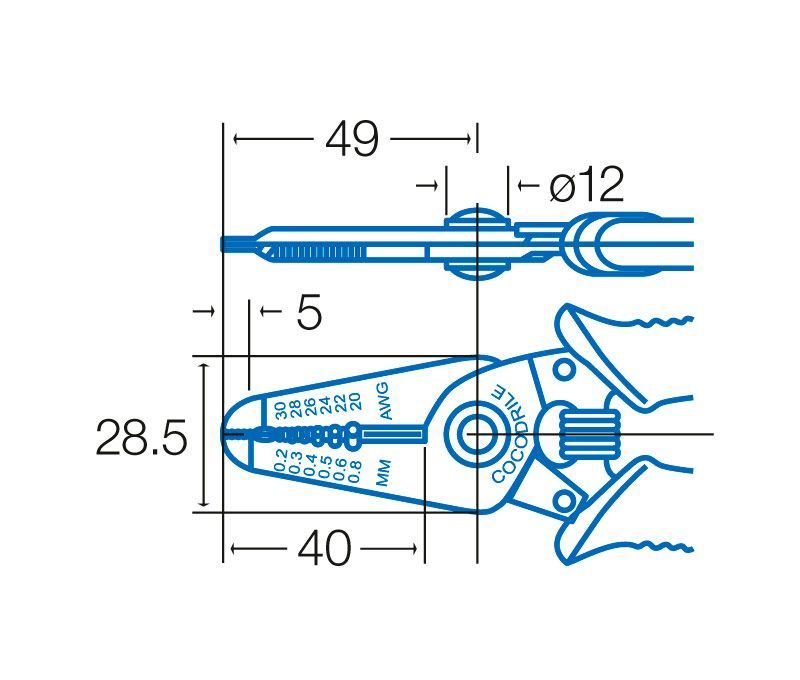 HRV3001. Alicate de corte y pelacables - Imagen 2