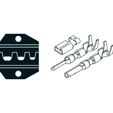 HRV3003D2. Util para crimpado conectores no aislados palas abiertas
