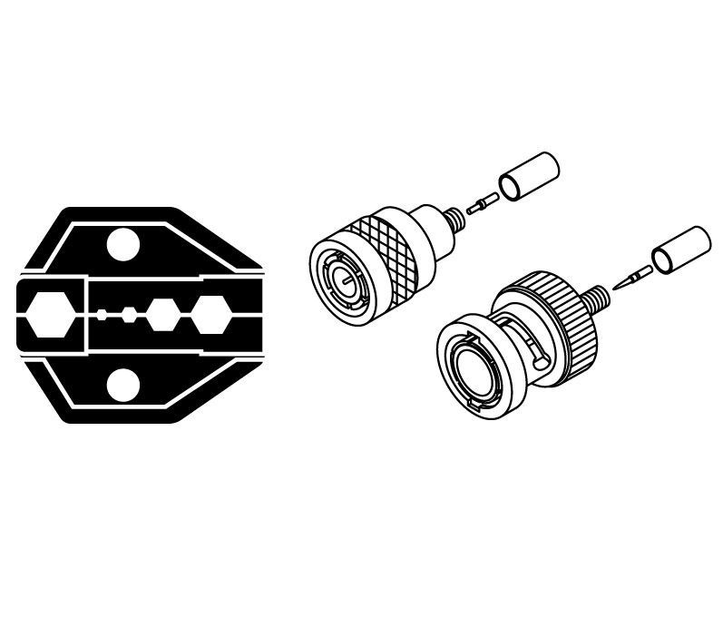 HRV3003DP1. Util de crimpado para HRV3003F, HRV6140