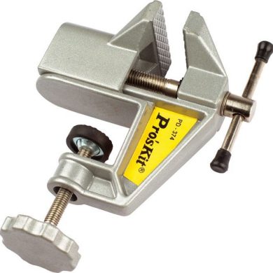 HRV374. Tornillo de banco con sujeción por pinza