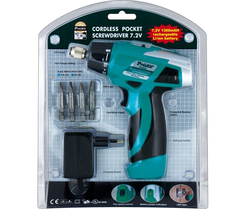 HRV5021. Taladro destornillador a batería 7,2V Litio - Imagen 2