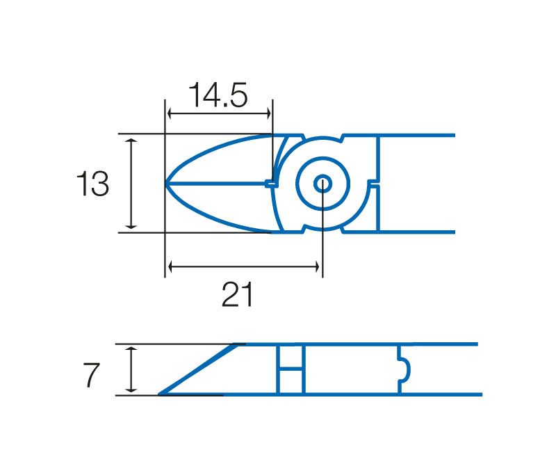 HRV5905. Alicate corte diagonal recogedor de restos - Imagen 2