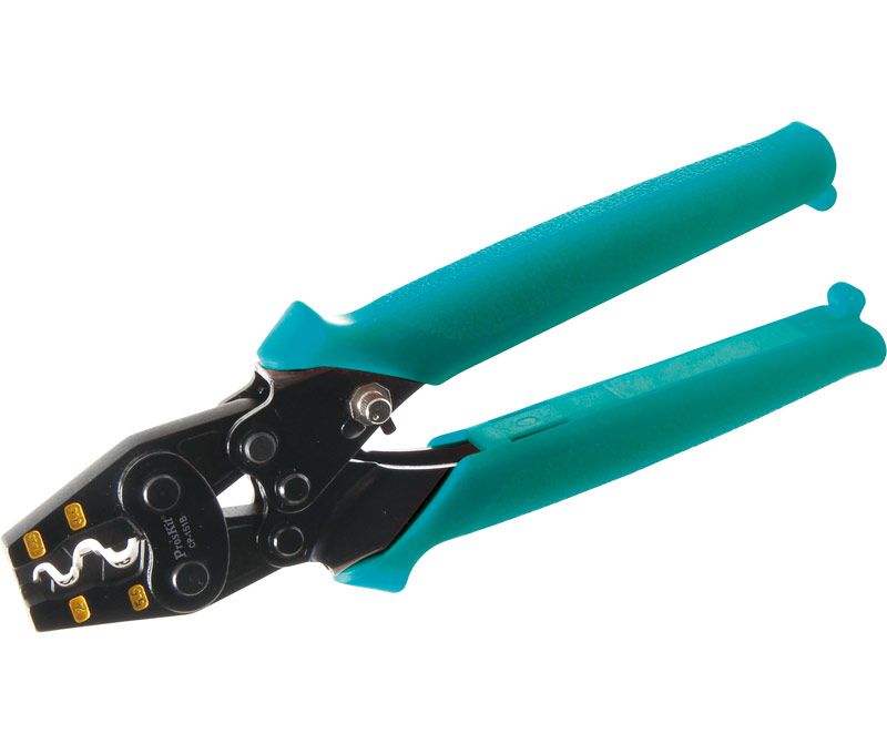 HRV6120. Crimpadora con carraca de terminales no aislados hasta 6mm²