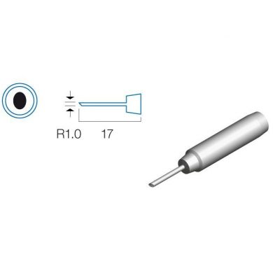 HRV6154P10. Punta biselada de 1.0mm soldador HRV6154/6135/6654/7654/7632
