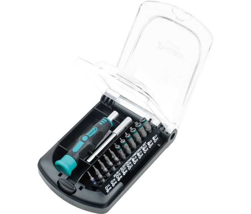 HRV6643. Estuche de destornillador de precisión con 22 piezas