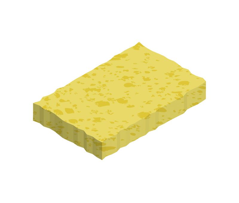 HRV7505R01. Esponja de limpieza estación de soldadura
