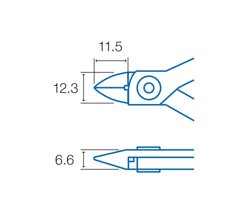 HRV7552. Alicate de corte diagonal - Imagen 2