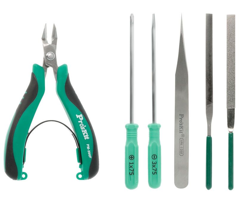 HRV7667. Estuche de herramientas de modelismo para principiantes