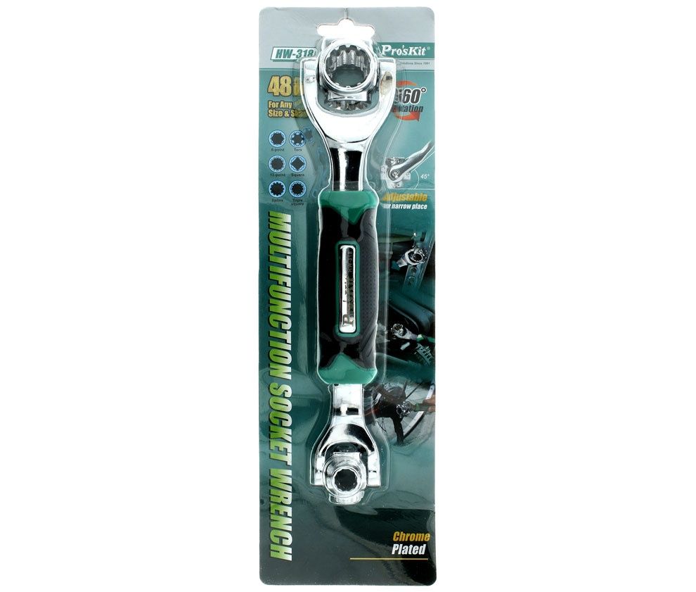 HRV7683. Llave de tubo hexagonal y cuadrada 48 metricas en 1 - Imagen 4