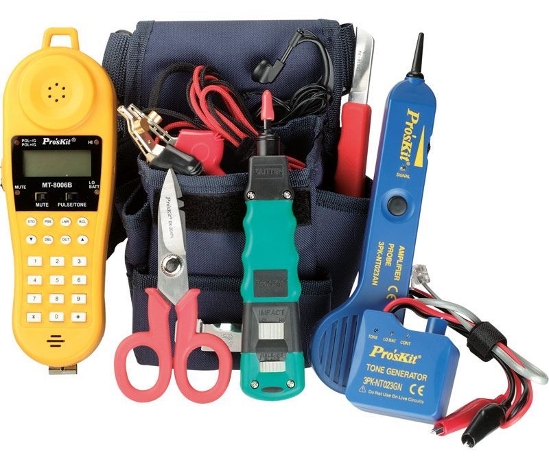 HRV8000. Kit de herramientas para mantenimiento teléfonico