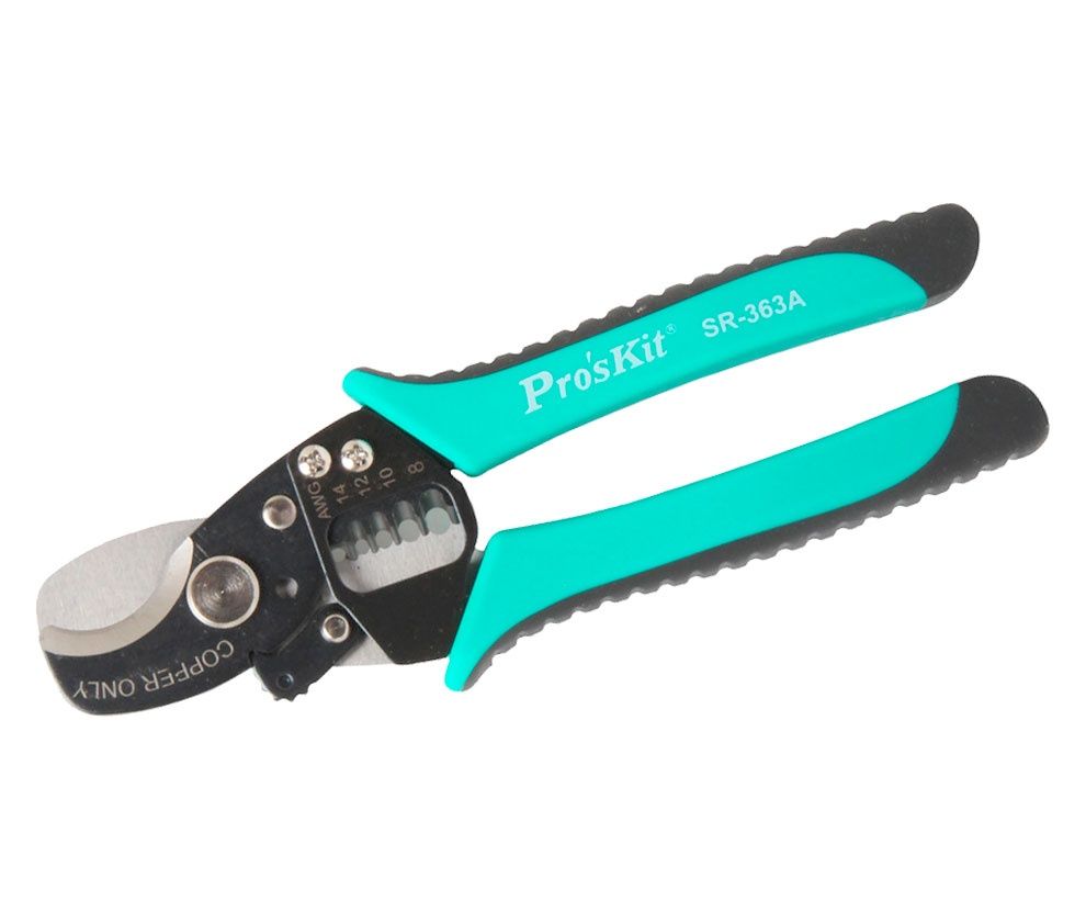 HRV8363. Alicate de corte y pelacables