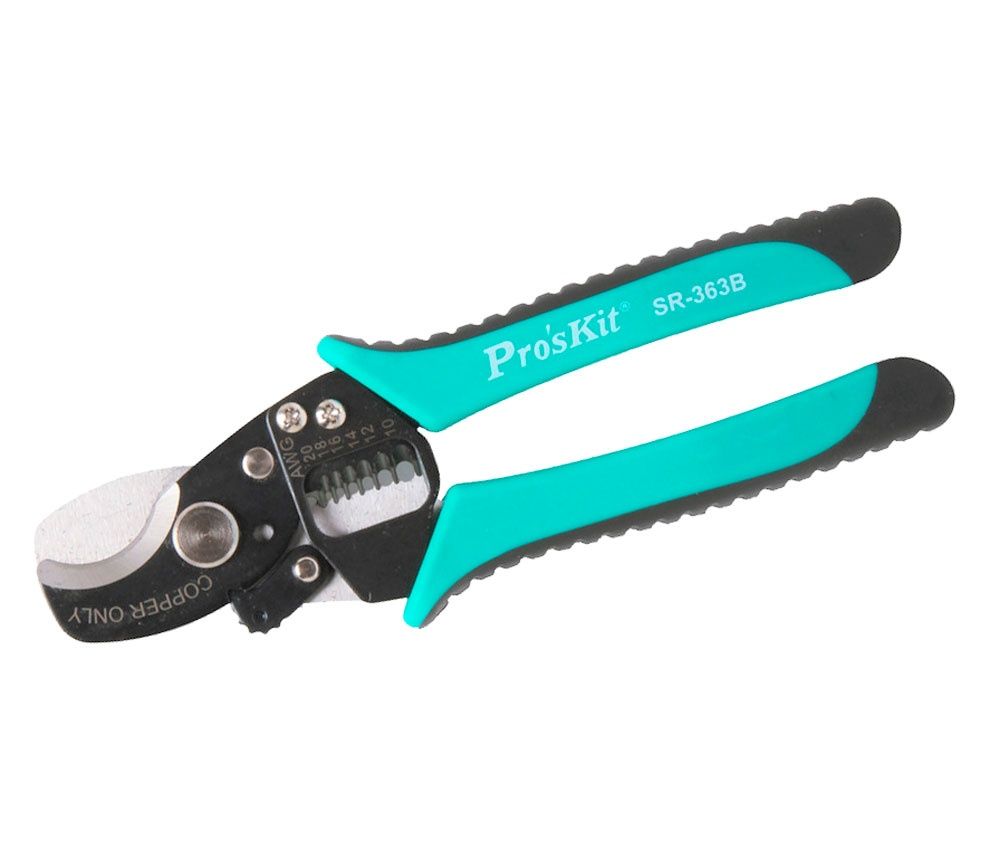 HRV8364. Alicate de corte y pelacables