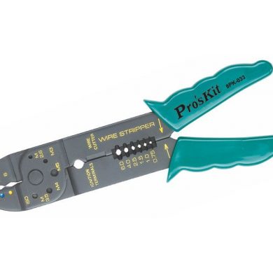 HRV8954. Tenaza manual de crimpar, pelar cables y corte de tornillos