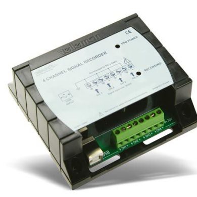 K8047. GRABADORA/LOGGER DE 4 CANALES