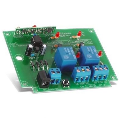 K8057. RECEPTOR CÓDIGO RF DE 2 CANALES