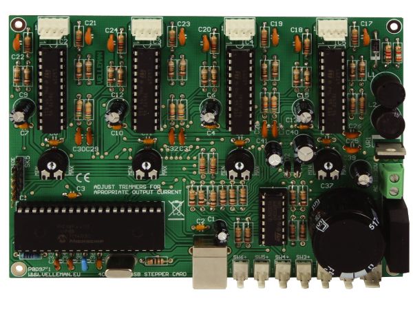 K8097. TARJETA MOTOR PASO A PASO DE 4 CANAL