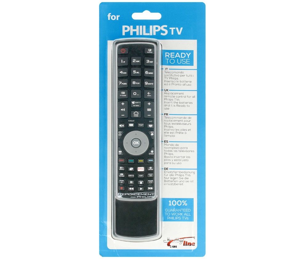 MAN3062. Telemando universal para TV PHILIPS