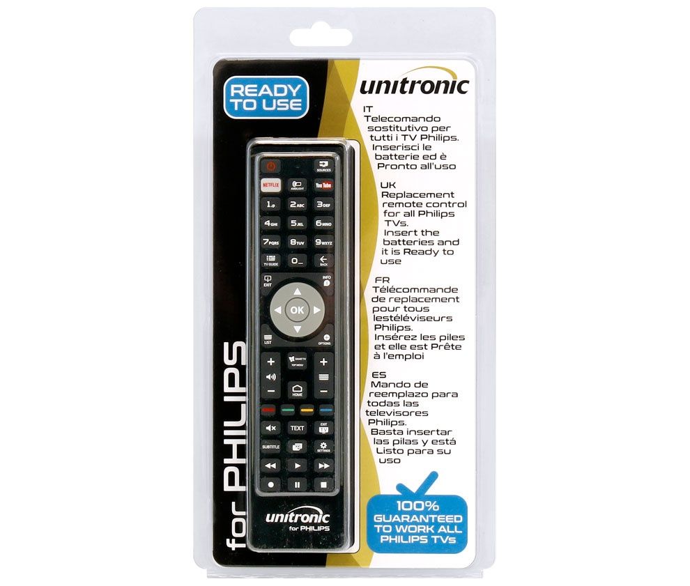 MAN3082. Telemando universal para TV PHILIPS