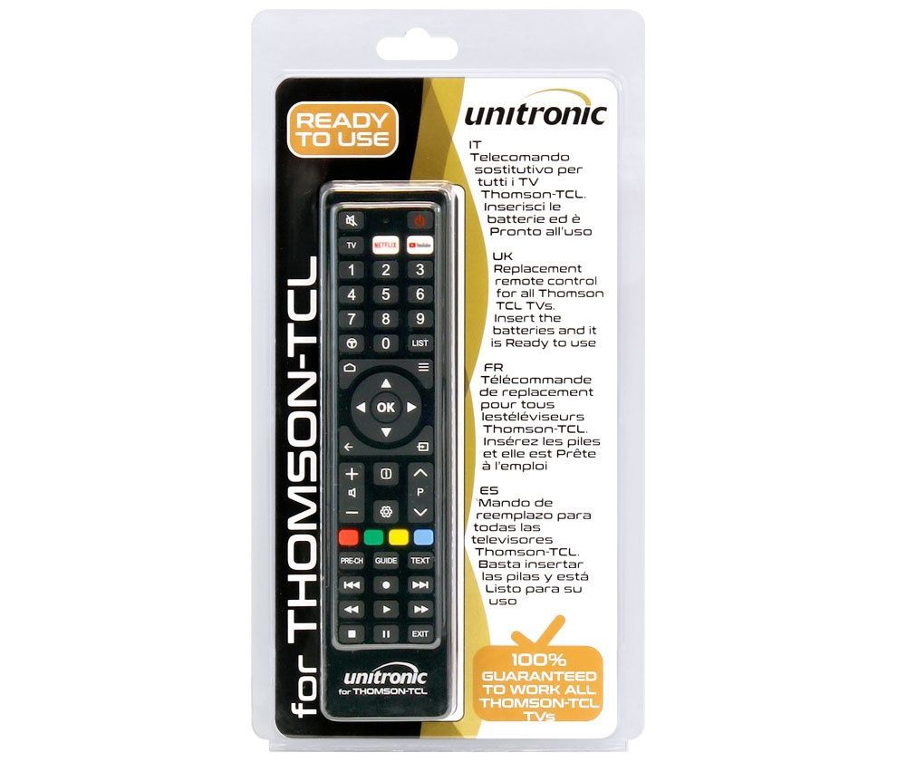 MAN3090. Telemando universal para TV THOMSON-TCL