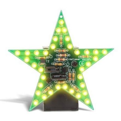 WSSA169Y. ESTRELLA LED INTERMITENTE AMARILLO