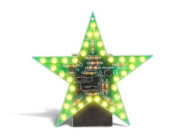 WSSA169Y. ESTRELLA LED INTERMITENTE AMARILLO