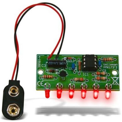 WSL173. MINI CHASER CON 6 LEDs