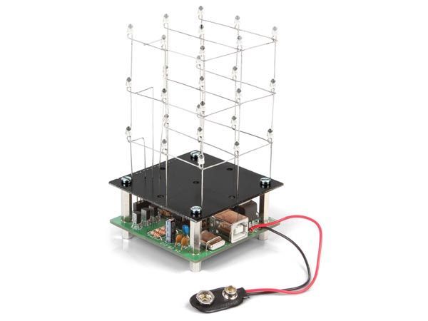 WSL193. CUBO LED 3D 3 x 3 x 3 de Velleman