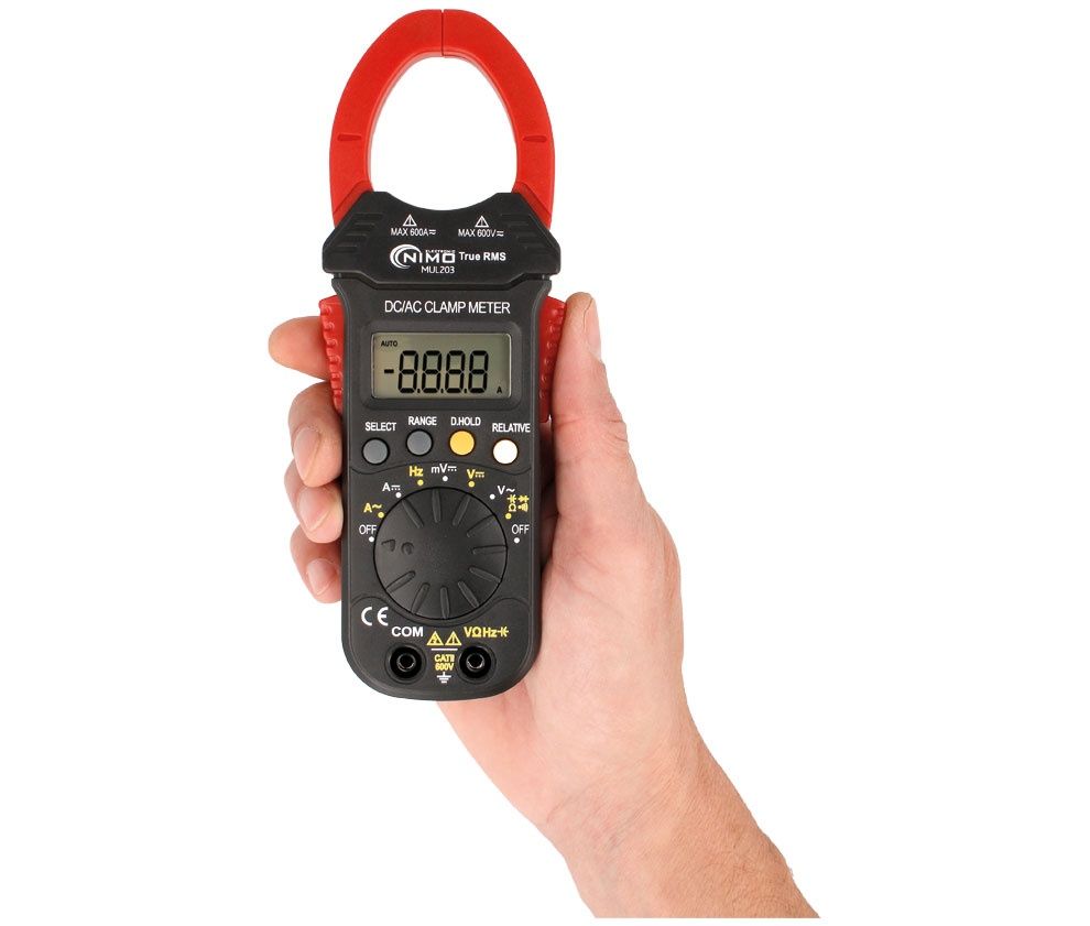 MUL203. Pinza amperimétrica multifunción 600A CA/CC - Imagen 2