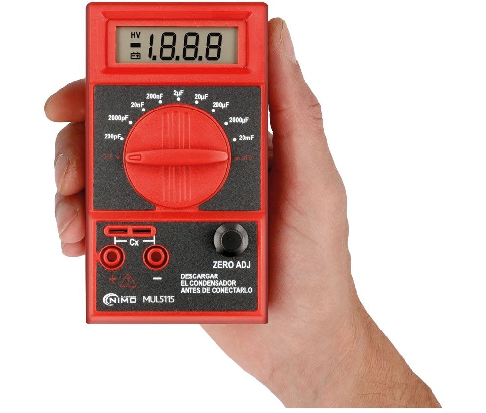 MUL5115. Capacímetro 3 1/2 Dig. 200pF-20000uF - Imagen 2