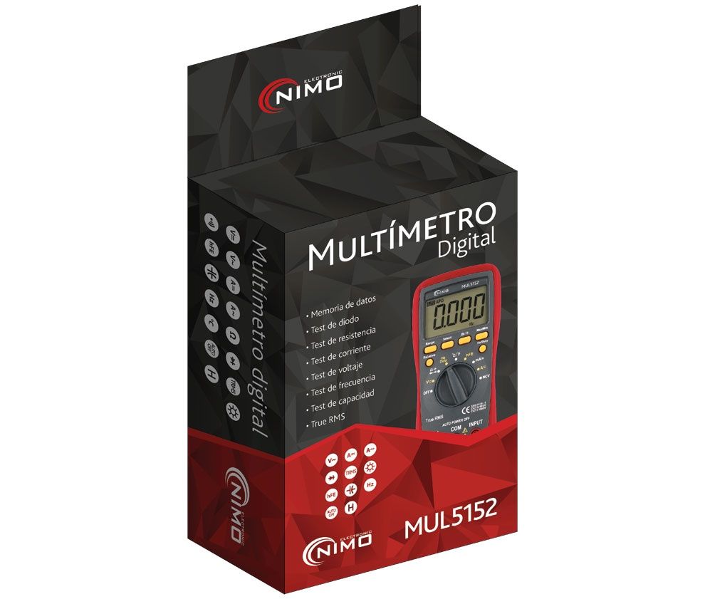MUL5152. Multímetro digital auto rango - Imagen 3