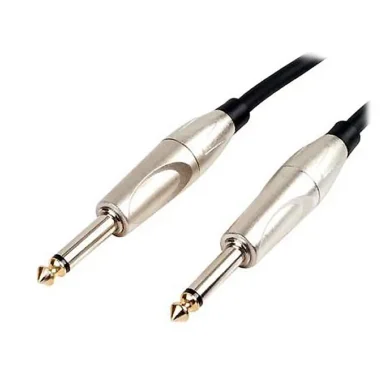 PAC155. Cable jack 6,35 MMO/MMO metal  1M