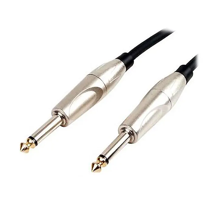 PAC155. Cable jack 6,35 MMO/MMO metal 1M