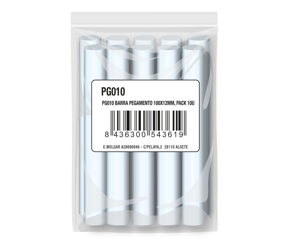 PG010. Barra de pegamento 100.0x11.2mm diámetro