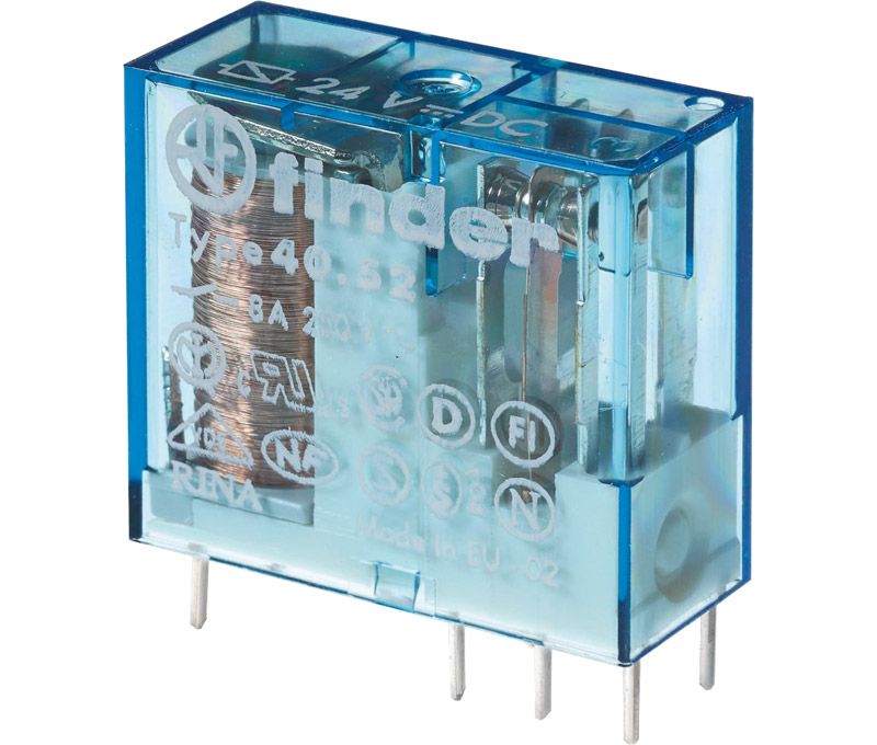 RL138. Rele 9VAC para C.I,.2AC 8A