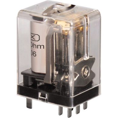 Rele 24VDC industrial 2 Ctos. 1A. RL306