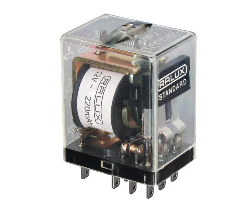 Rele 6VDC 3 circuitos 10A. RL319