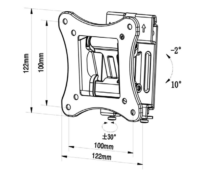 SOP017. Soporte para TV LED/TFT de 10" a 24" - Imagen 2