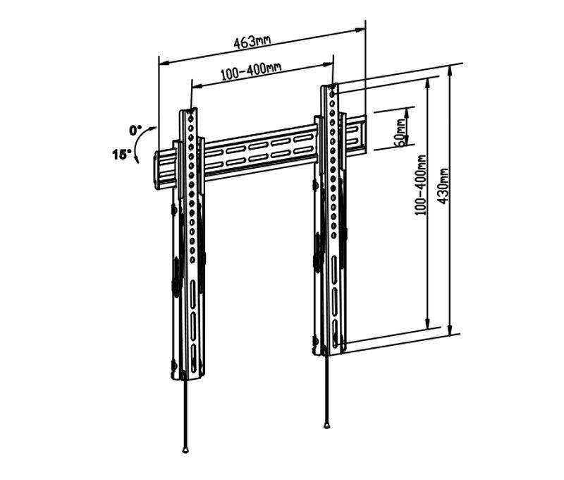 SOP077. Soporte para TV LED/TFT de 32" a 50" - Imagen 2