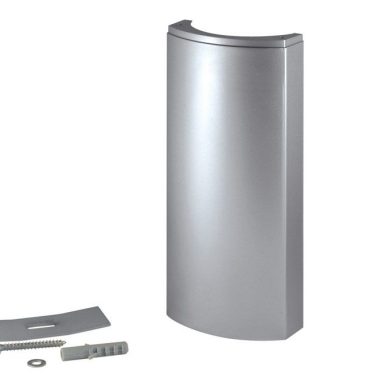 SOP100G. Canaleta cubre cables en aluminio plata