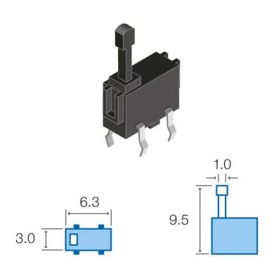 SW080. Micro Switch fin de carrera