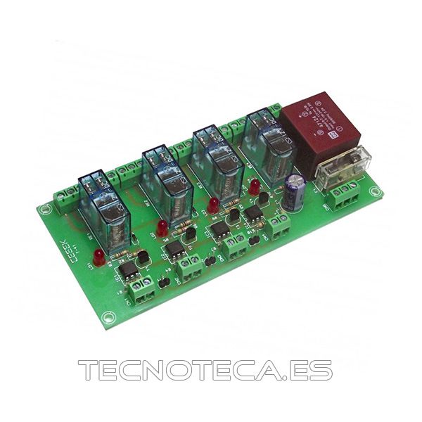 T-41 Módulo Cebek Interface 4 relés 2 contactos