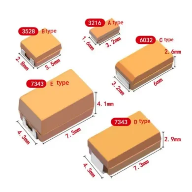 Condensador de tantalio SMD