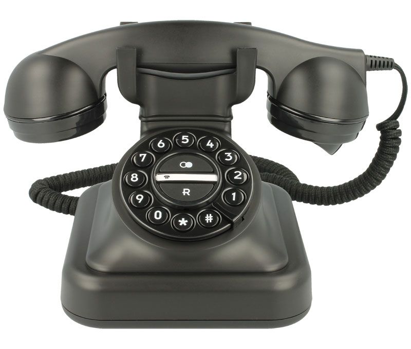 TELF038. Teléfono réplica de diseño retro Graham