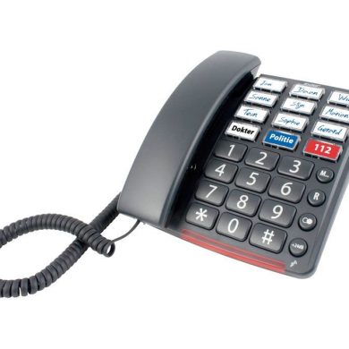 TELF080. Teléfono teclas grandes 112 directa