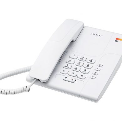 TELF105. Teléfono profesional básico blanco