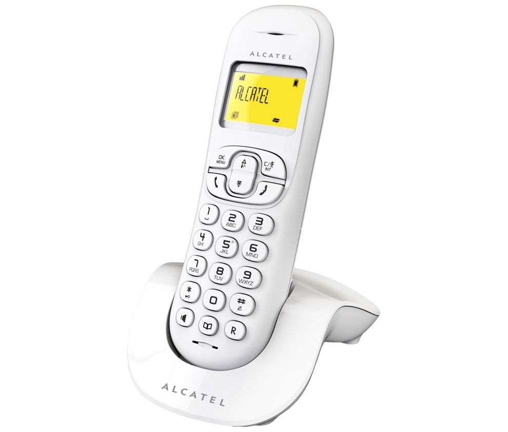 TELF113. Teléfono inalámbrico ALCATEL C250w Blanco