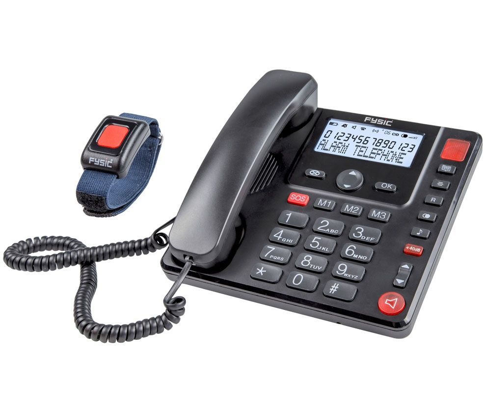 TELF115. Teléfono con teclas grandes y botón SOS