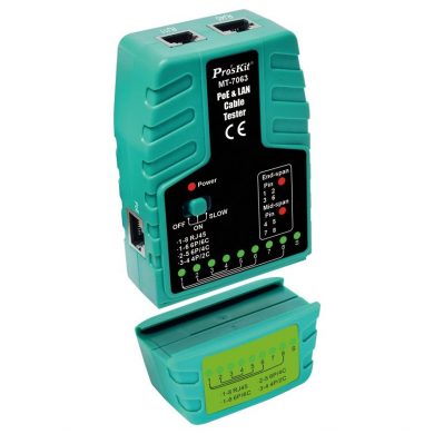 TESMT7063. Tester para reder LAN Ethernet y PoE