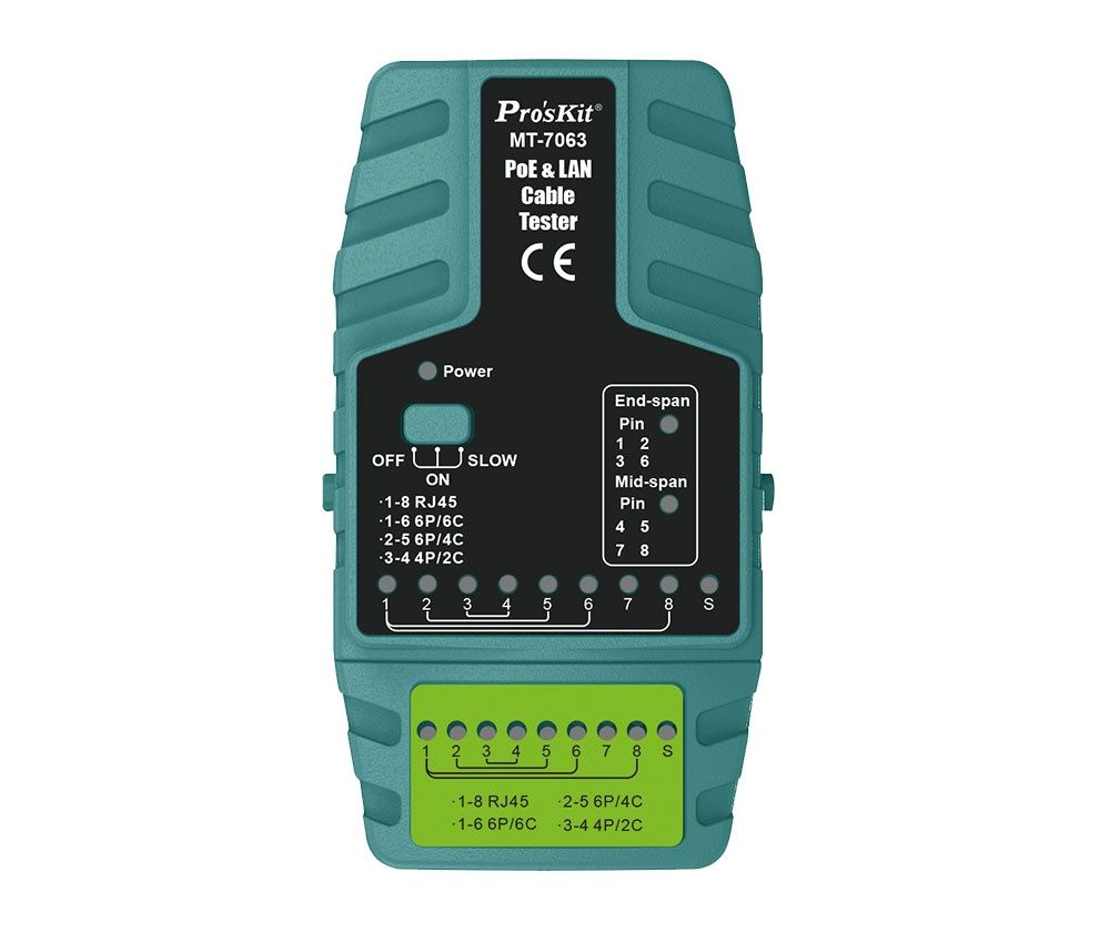 TESMT7063. Tester para reder LAN Ethernet y PoE - Imagen 2